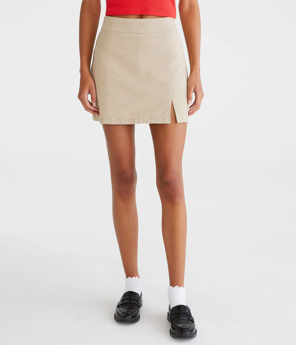 High-Waisted 15" Uniform Skirt