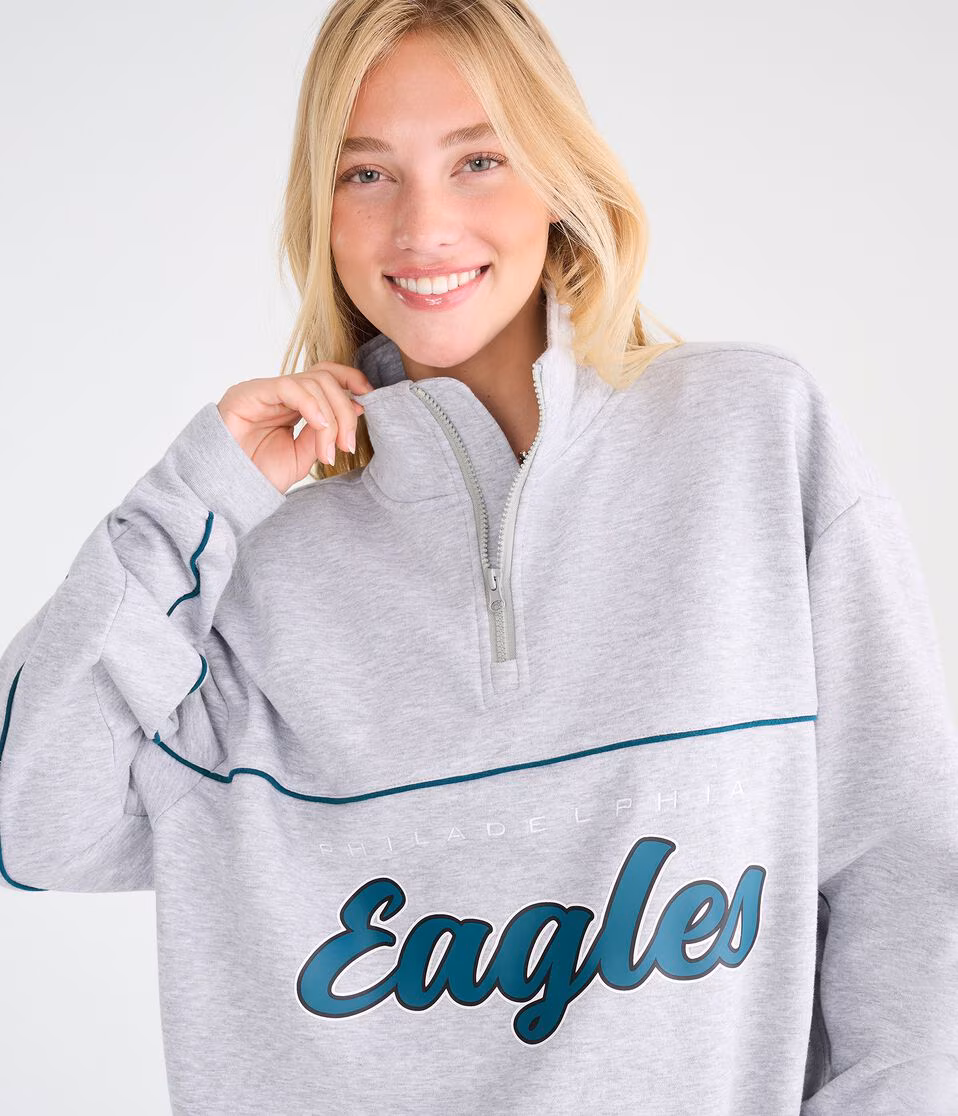 Philadelphia Eagles Quarter-Zip Sweatshirt