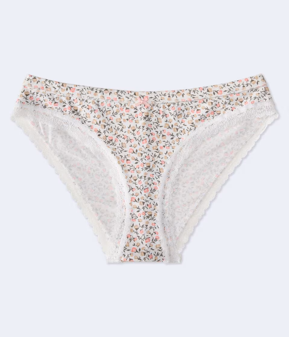 Floral High-Cut Cheeky