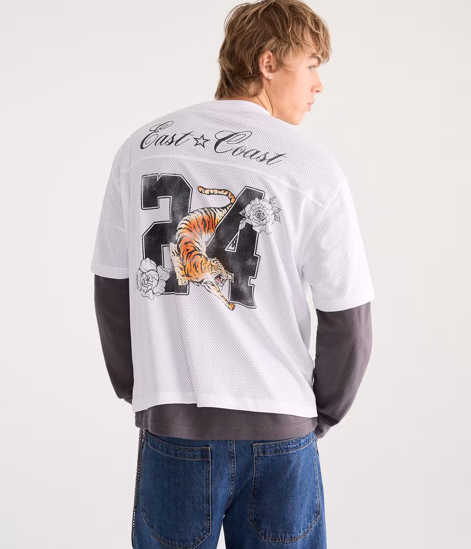 East Coast 24 V-Neck Boxy Mesh Jersey