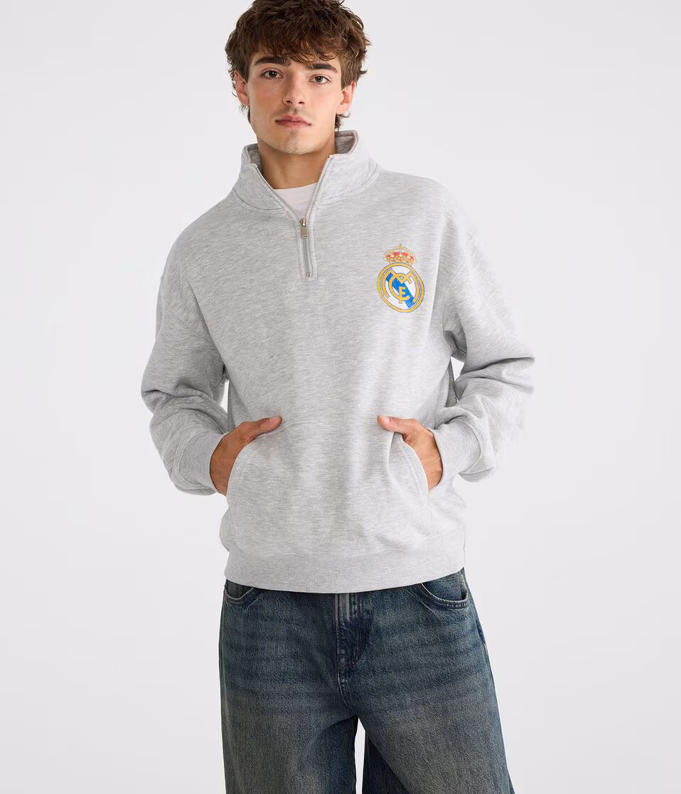 Real Madrid Quarter-Zip Sweatshirt