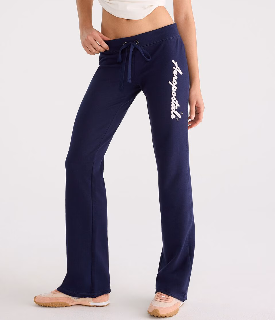 Aeropostale Rhinestone Fit & Flare Sweatpants
