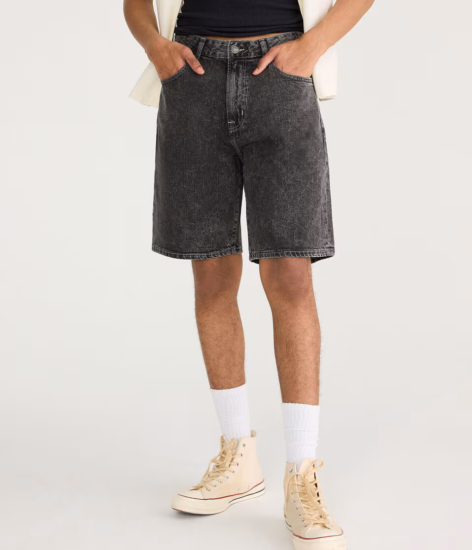 Baggy Denim Shorts 9"