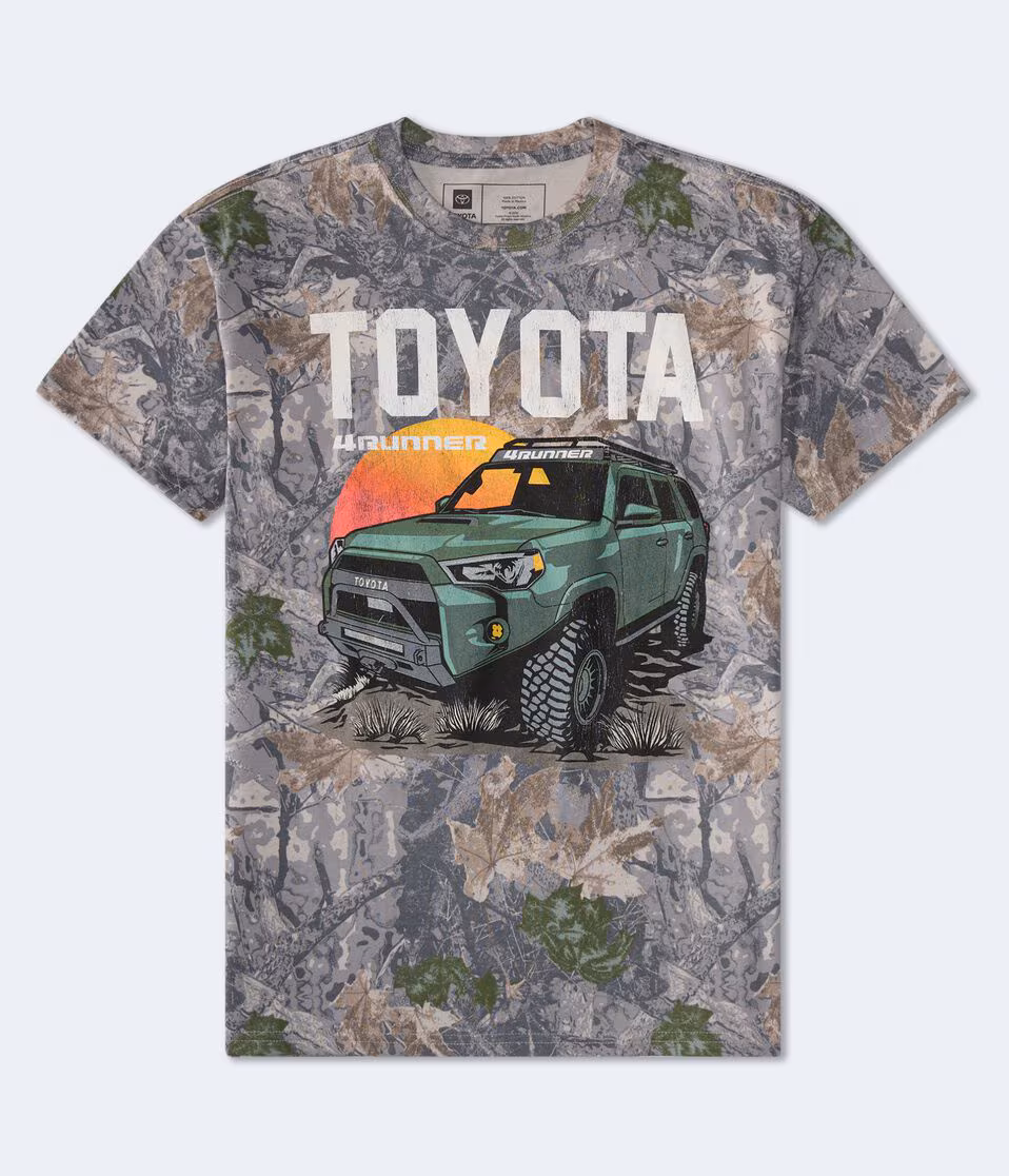 Toyota 4Runner Forest Camo Relaxed Graphic Tee