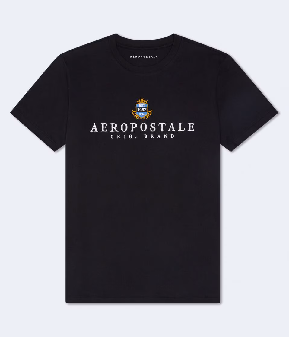 Aeropostale 1987 Crest Graphic Tee