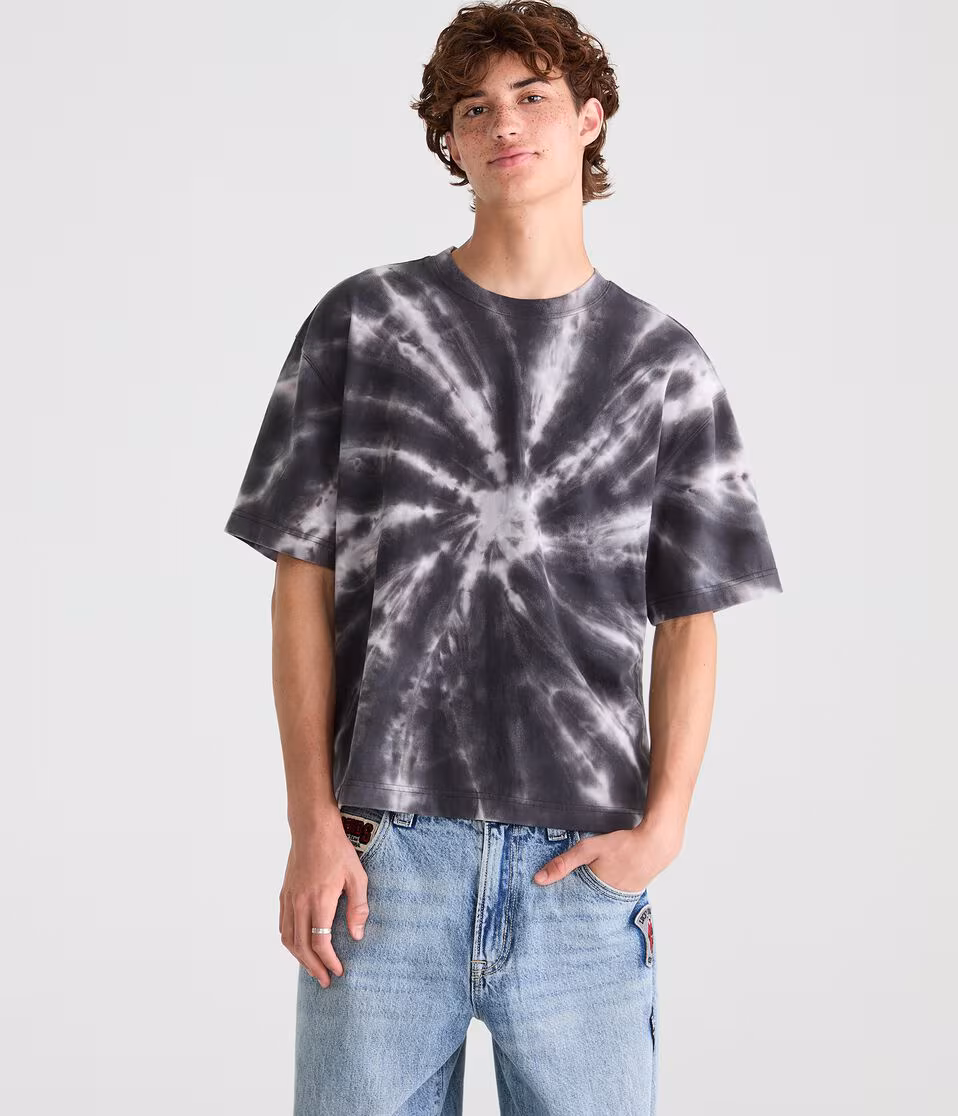 Tie-Dye Boxy Crew Tee