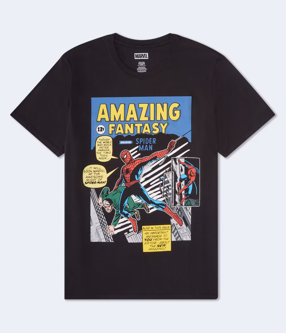 Spider-Man Amazing Fantasy Relaxed Graphic Tee
