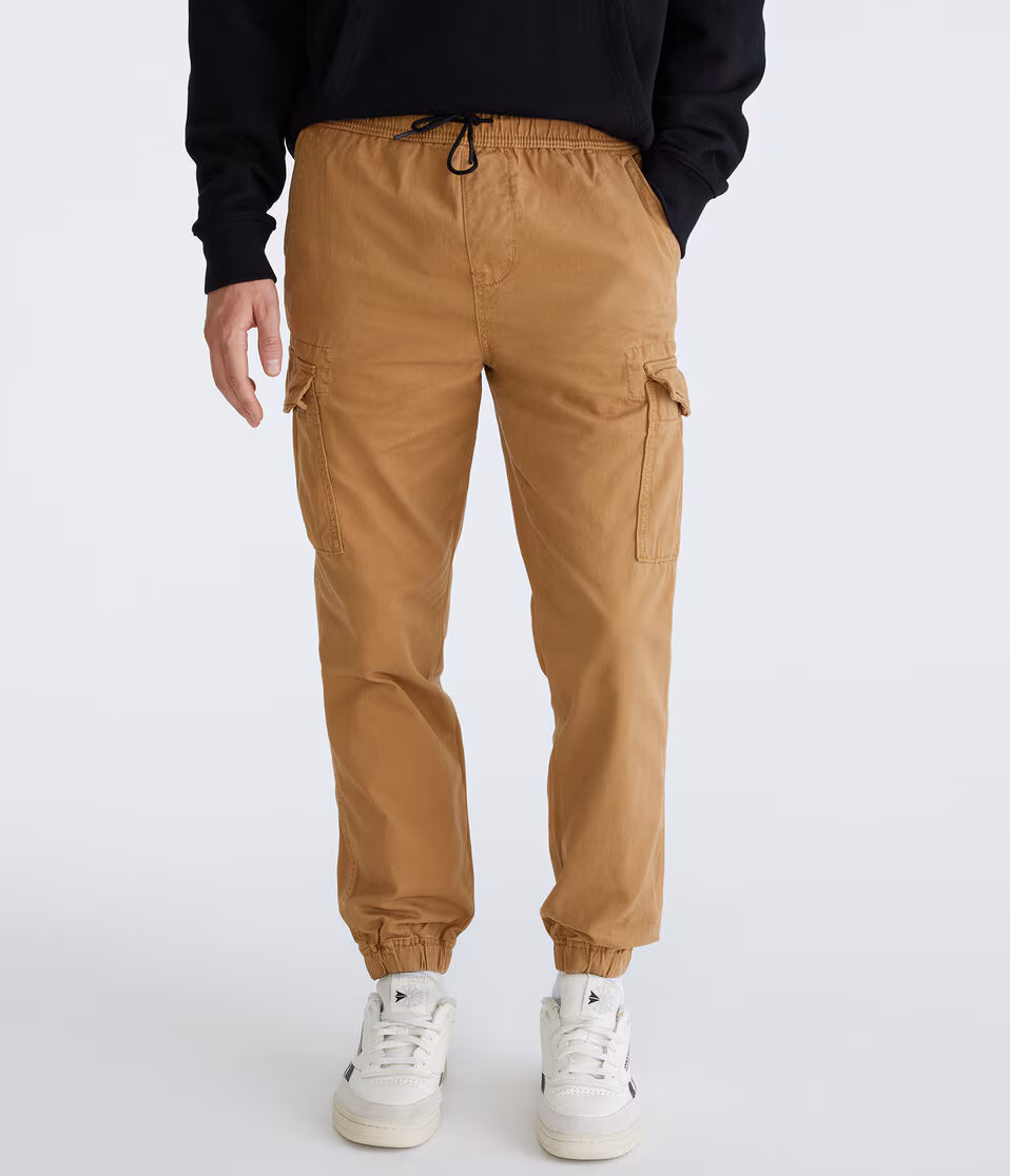Twill Cargo Joggers