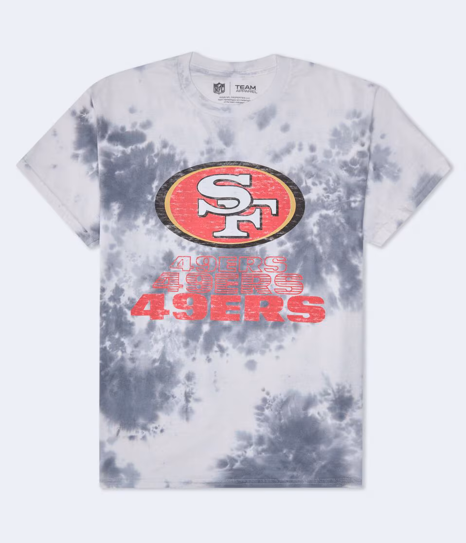 San Francisco 49ers Tie-Dye Relaxed Graphic Tee