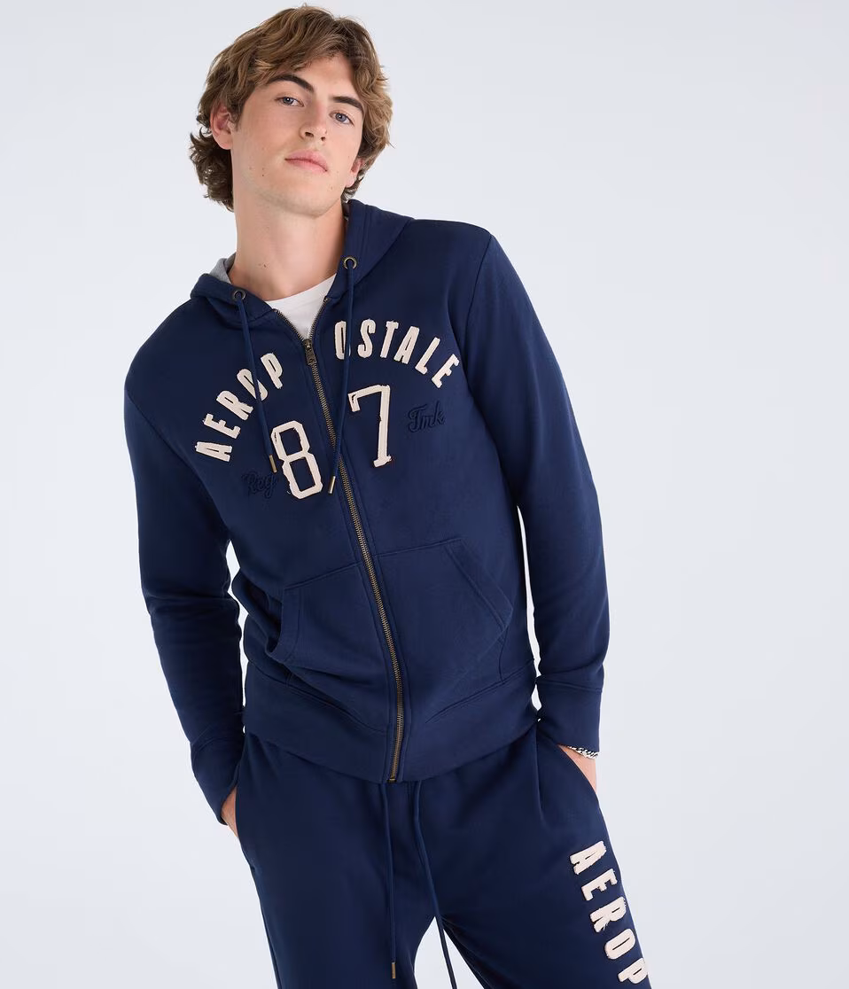 Aeropostale 87 Heritage Full-Zip Hoodie
