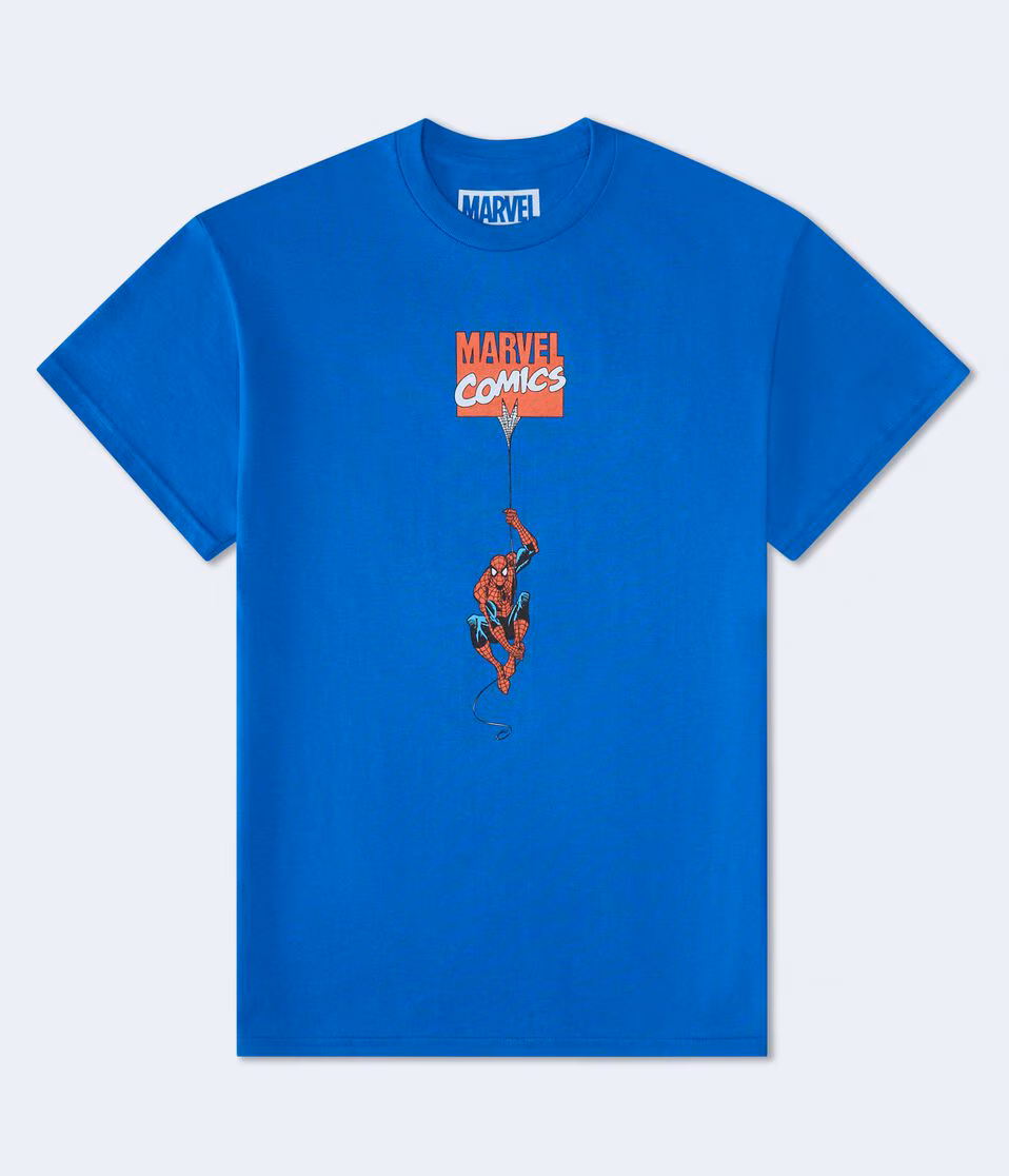 Spider-Man Hanging Out Relaxed Graphic Tee