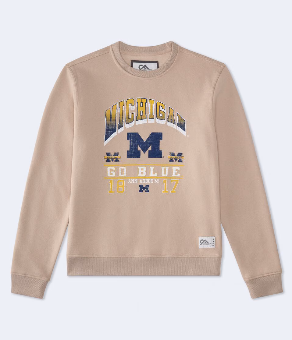 Michigan Wolverines Crew Sweatshirt