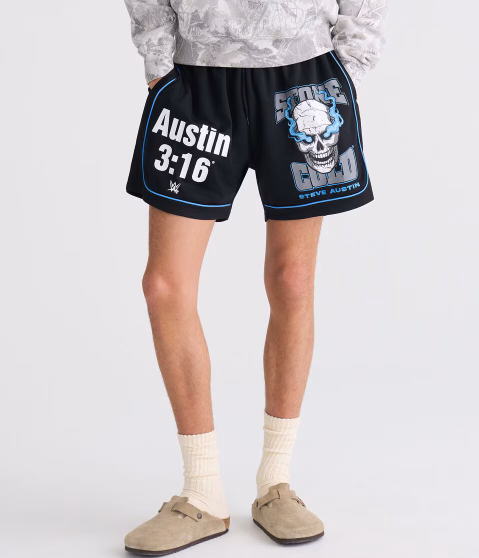 WWE Stone Cold Steve Austin Mesh Shorts
