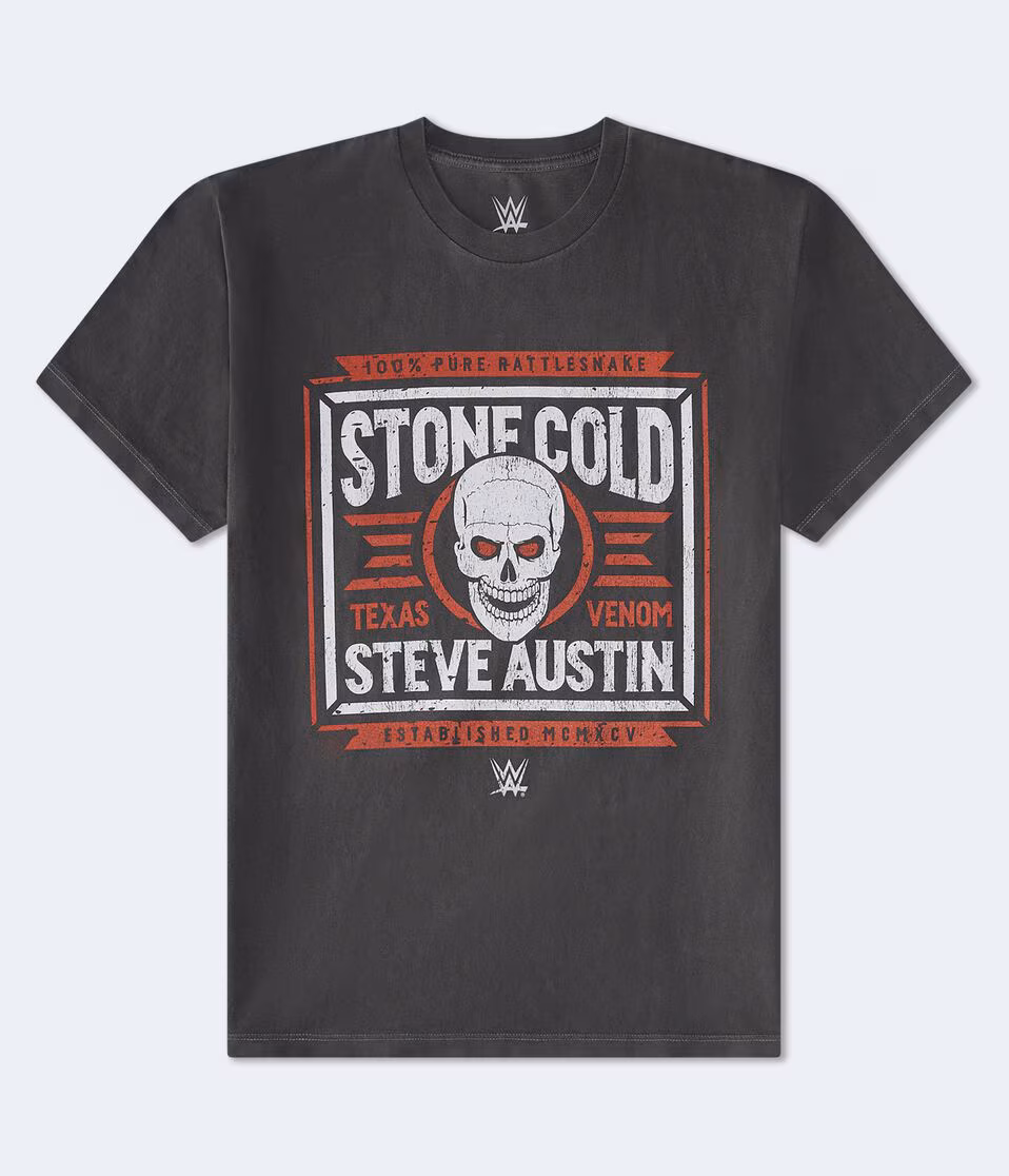 WWE Stone Cold Steve Austin Relaxed Graphic Tee