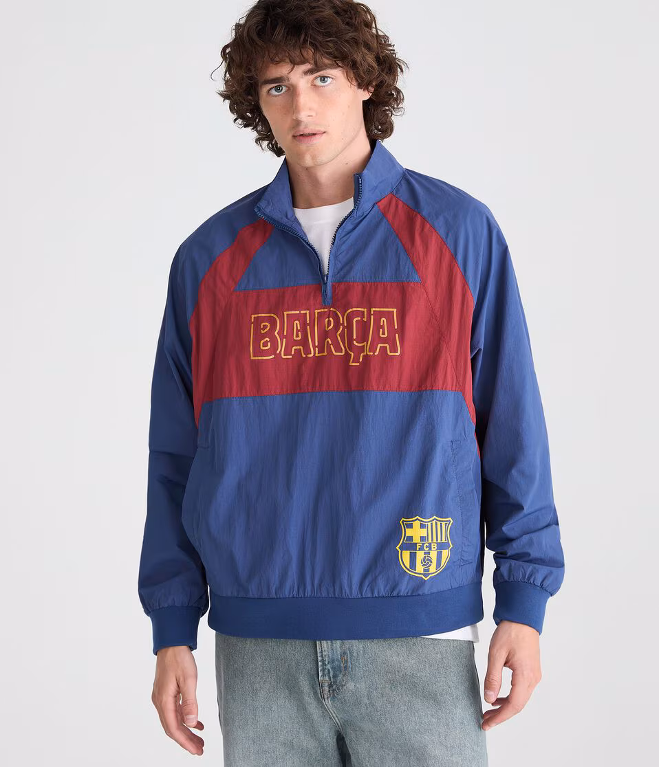 FC Barcelona Quarter-Zip Track Jacket
