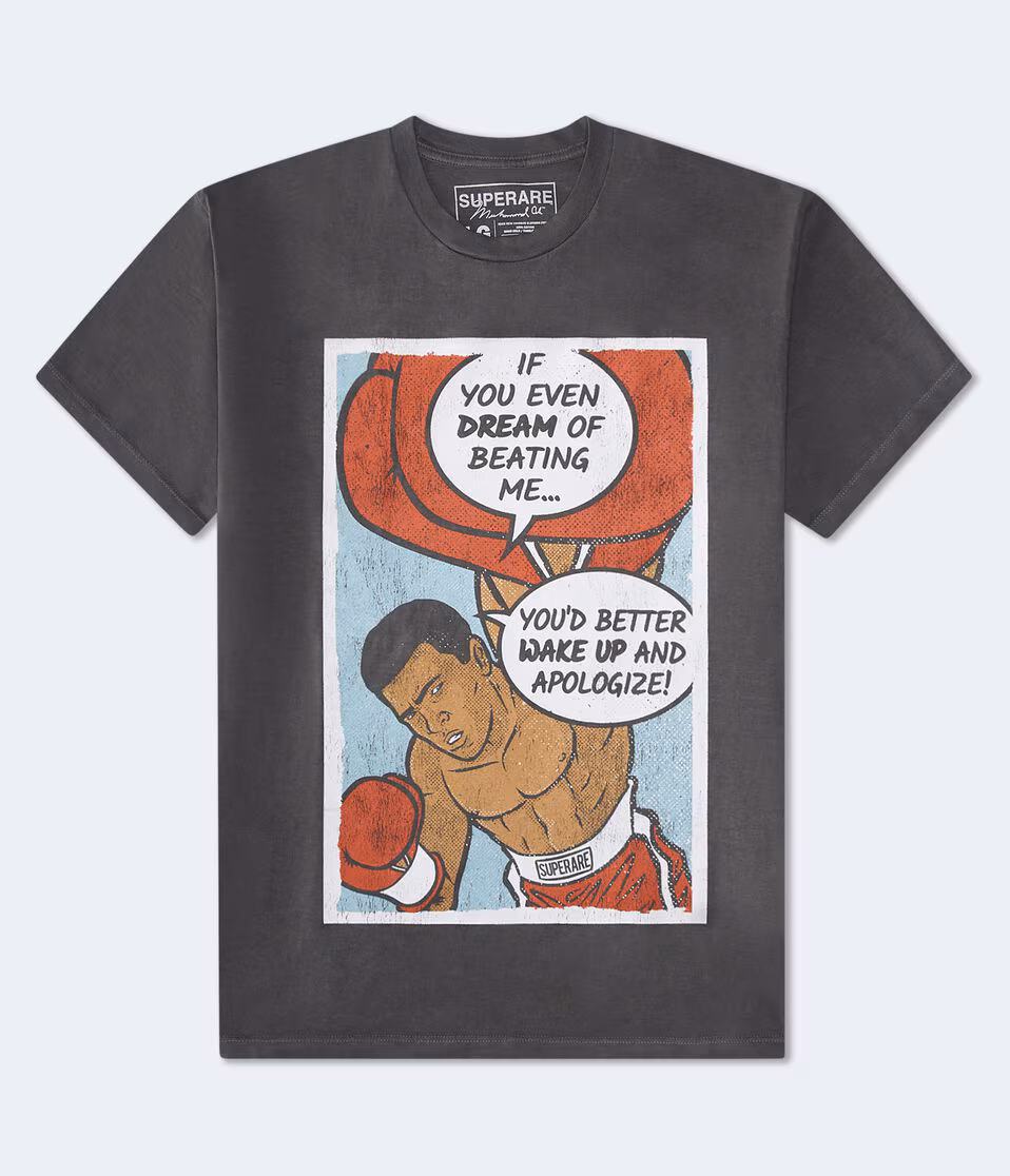 Muhammad Ali Comic Relaxed Graphic Tee
