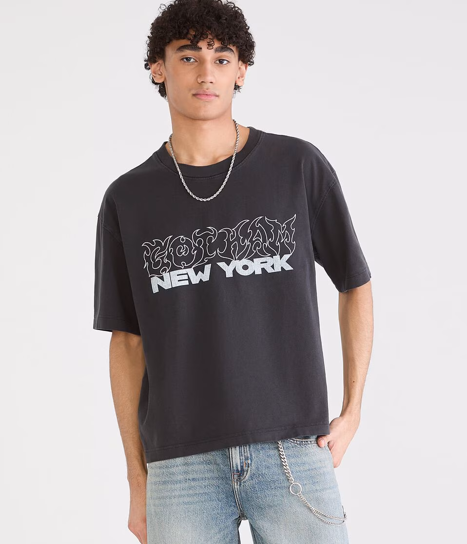 Gotham New York Boxy Graphic Tee