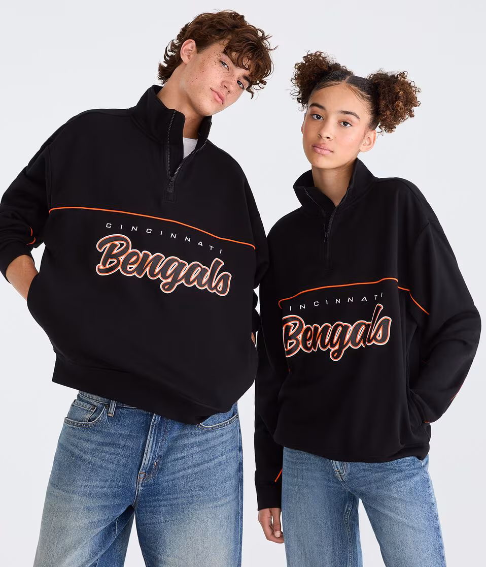 Cincinnati Bengals Quarter-Zip Sweatshirt