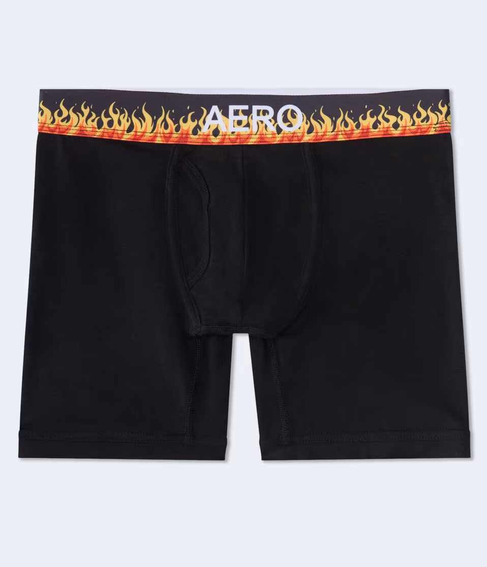 Flames Waistband 6" Boxer Brief
