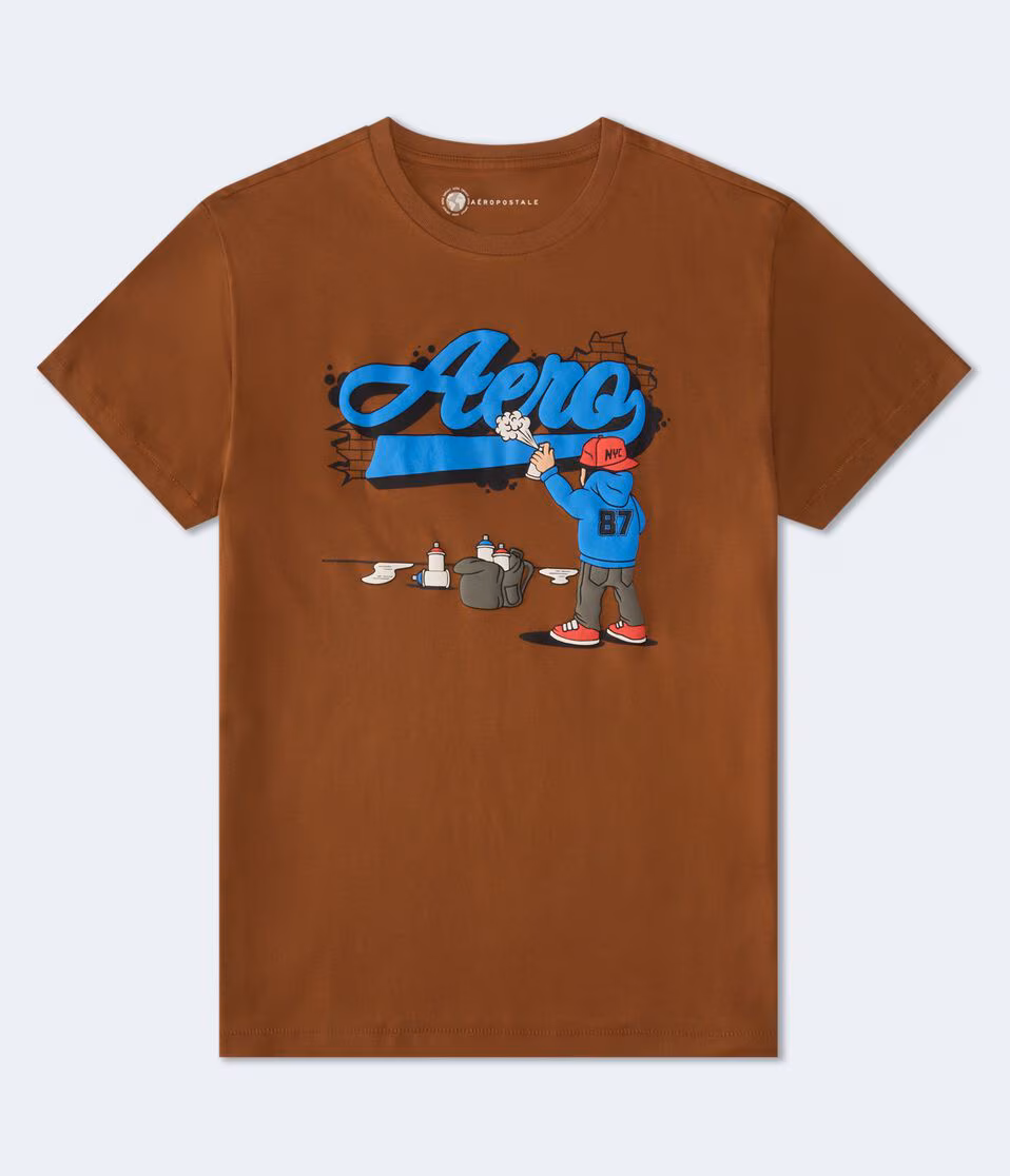 Aero Graffiti Artist Graphic Tee