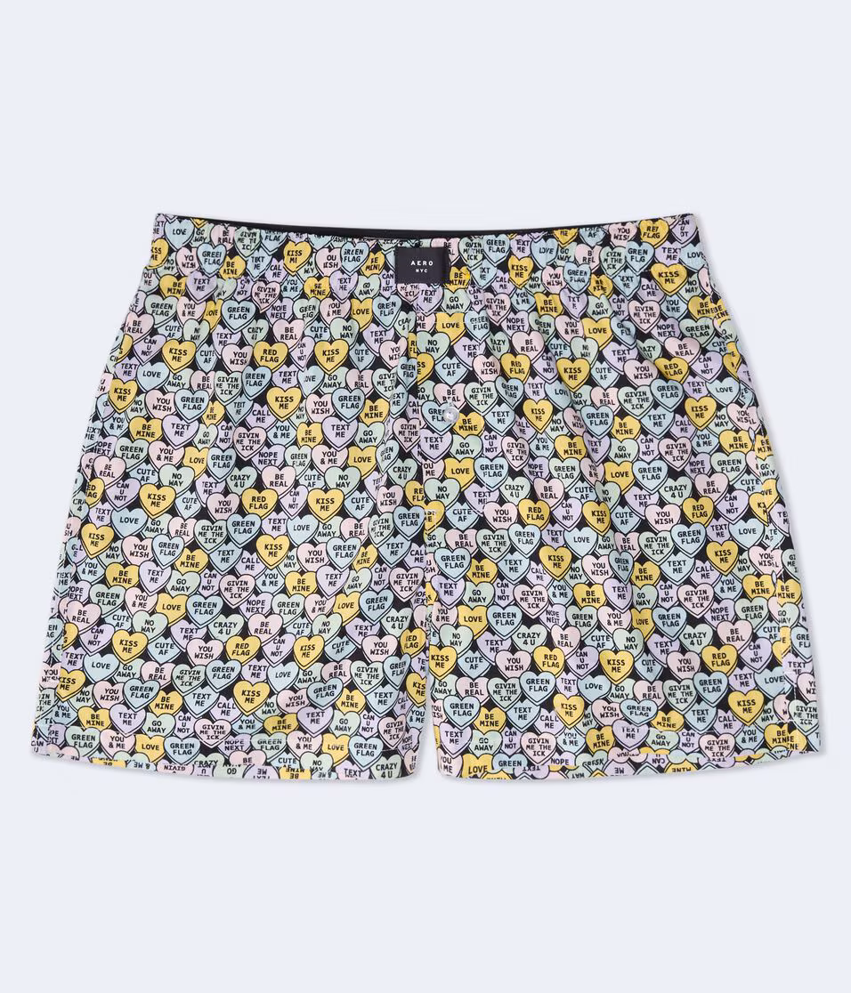 Candy Hearts 4" Woven Boxers