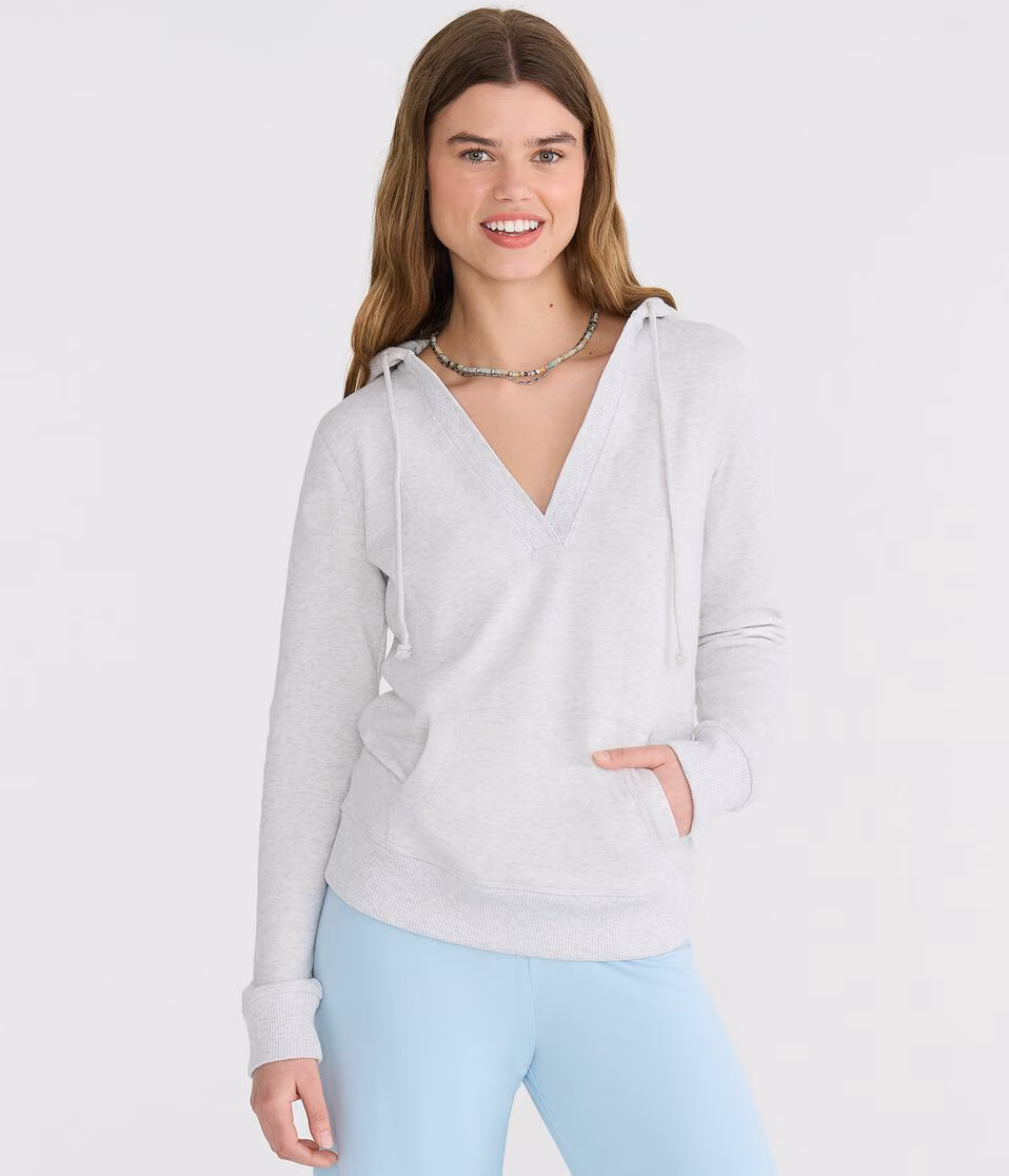 Cloud Soft V-Neck Pullover Hoodie