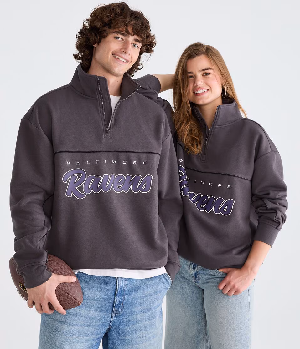 Baltimore Ravens Quarter-Zip Sweatshirt