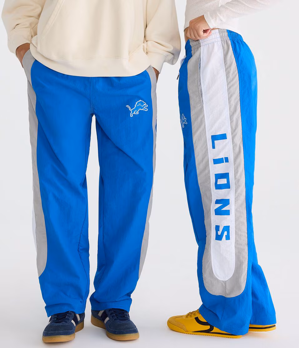 Detroit Lions Nylon Track Pants
