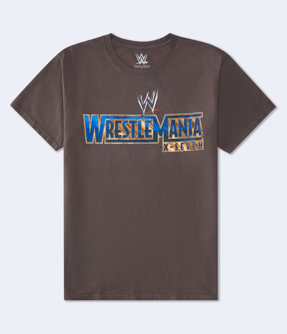 WWE WrestleMania Rock Vs Stone Cold Relaxed Graphic Tee