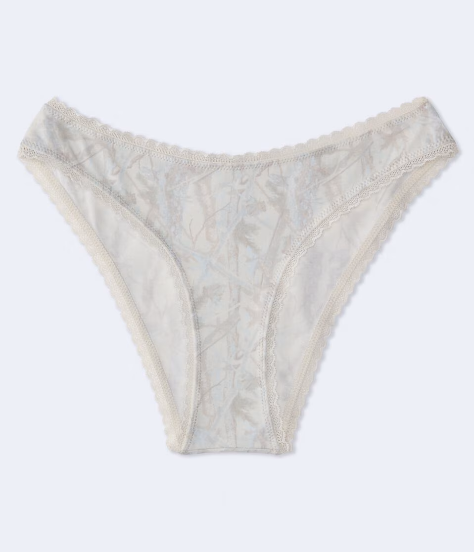 Forest Camo Lace-Trim Cheeky